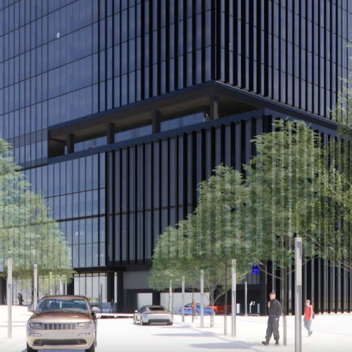 First look: Glass-clad tower to lord over Northside Drive near